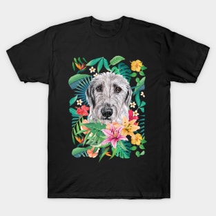 Tropical Irish Wolfhound T-Shirt